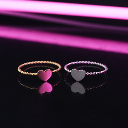 Heart Rings Moody Shot